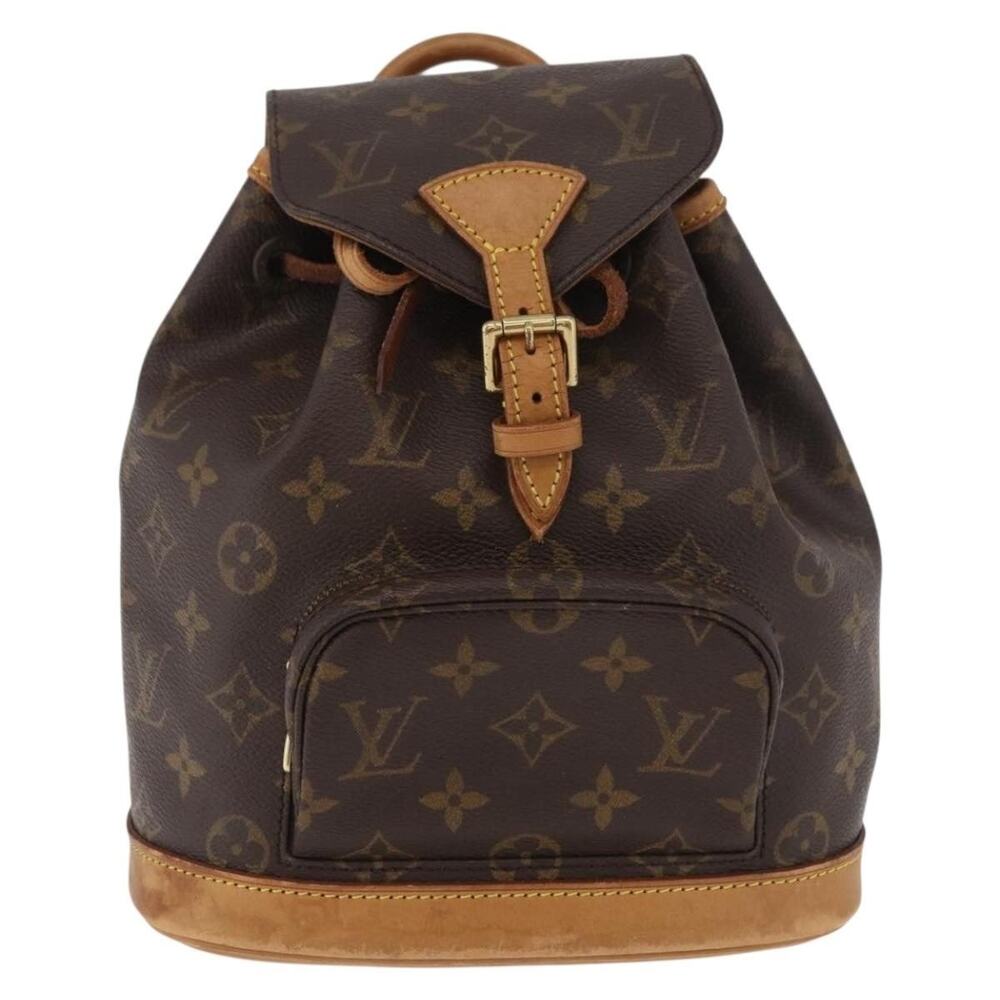 Louis Vuitton Monogram Montsouris PM Backpack Brown